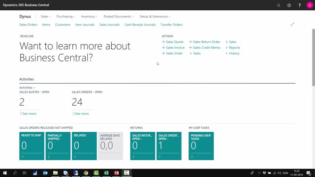 Finance Essentials Learn the basics and the structure of the Finance module in Microsoft Dynamics 365 Business Central Course videos: Sune Lohse Christina Fausbøll Jesper Nielsen Total playing time: 1h 27m 41s English English Examination: Bo H. Hansen English 28 questions Score to pass: 85 %
